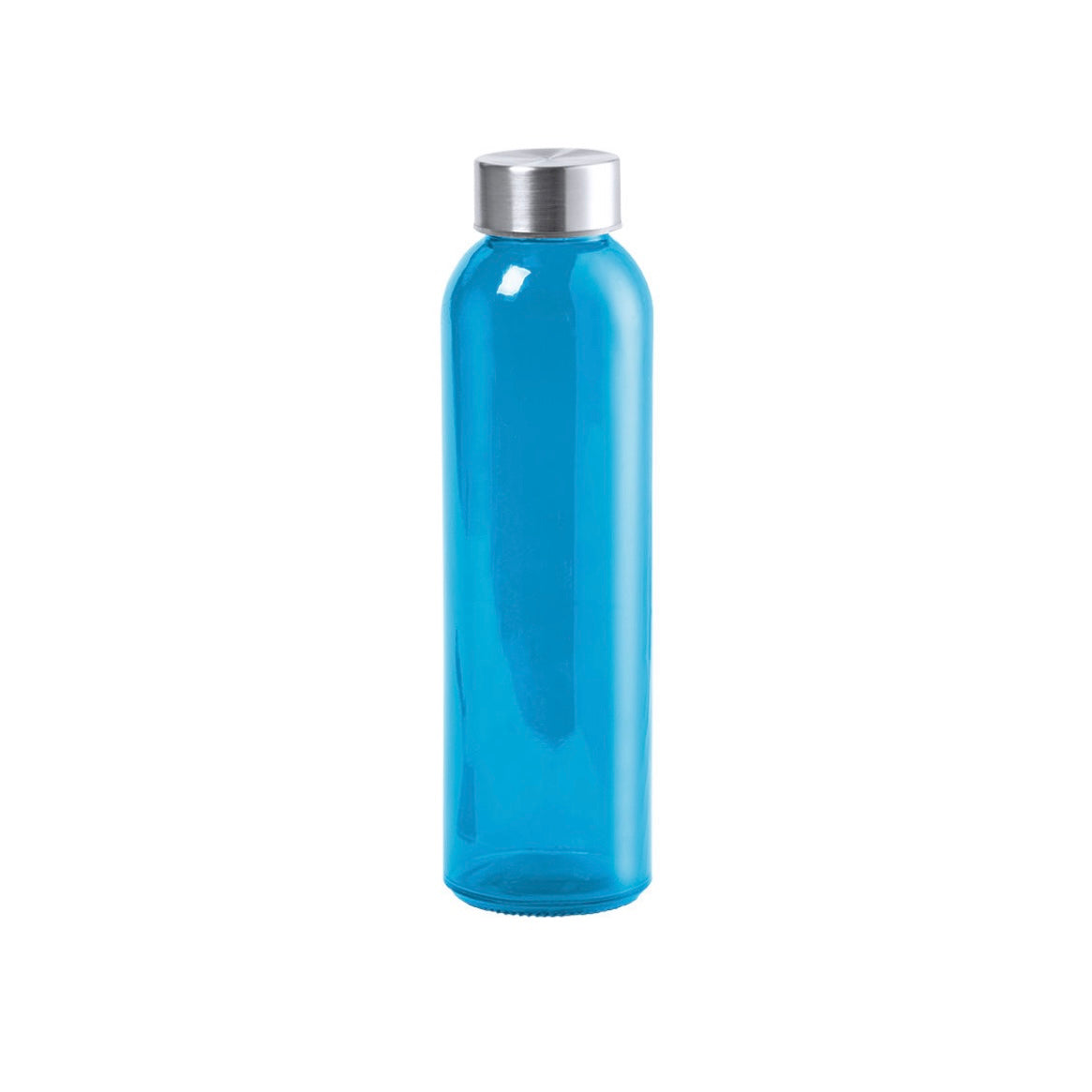 Borraccia Vetro Personalizzabile azzurra
