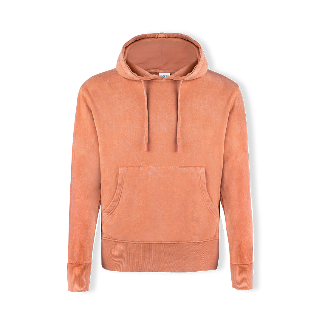 Felpa arancio 100% Cotone