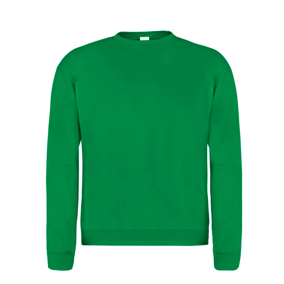 Felpa senza cappuccio personalizzabile verde