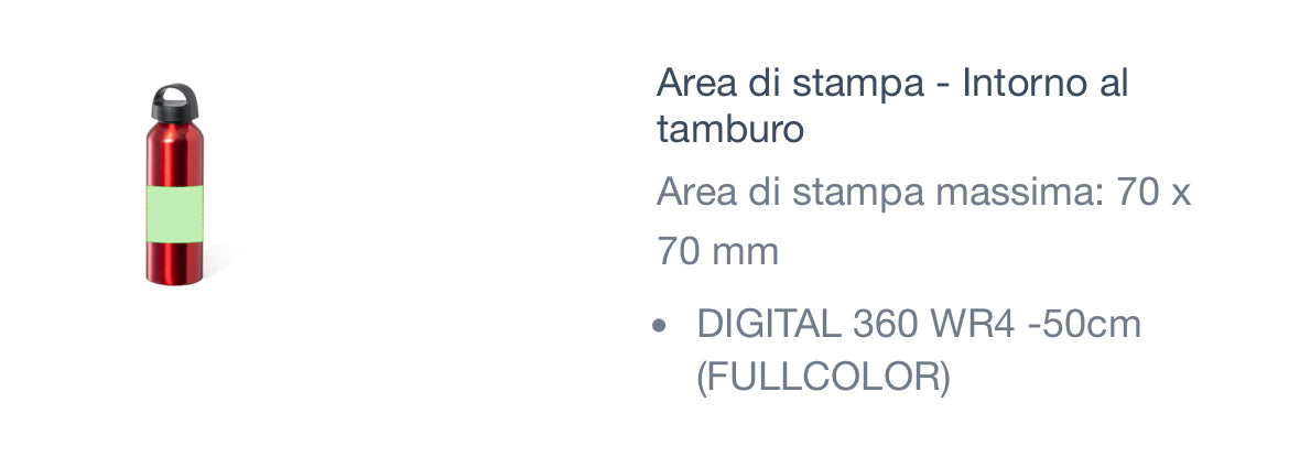 Borracce Alluminio 800ml