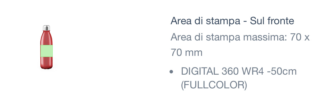 Borraccia Vetro Personalizzabile 650ml