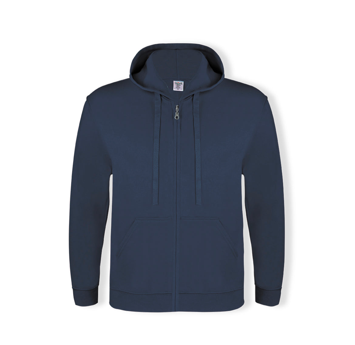 felpe con cappuccio e zip personalizzabili blu