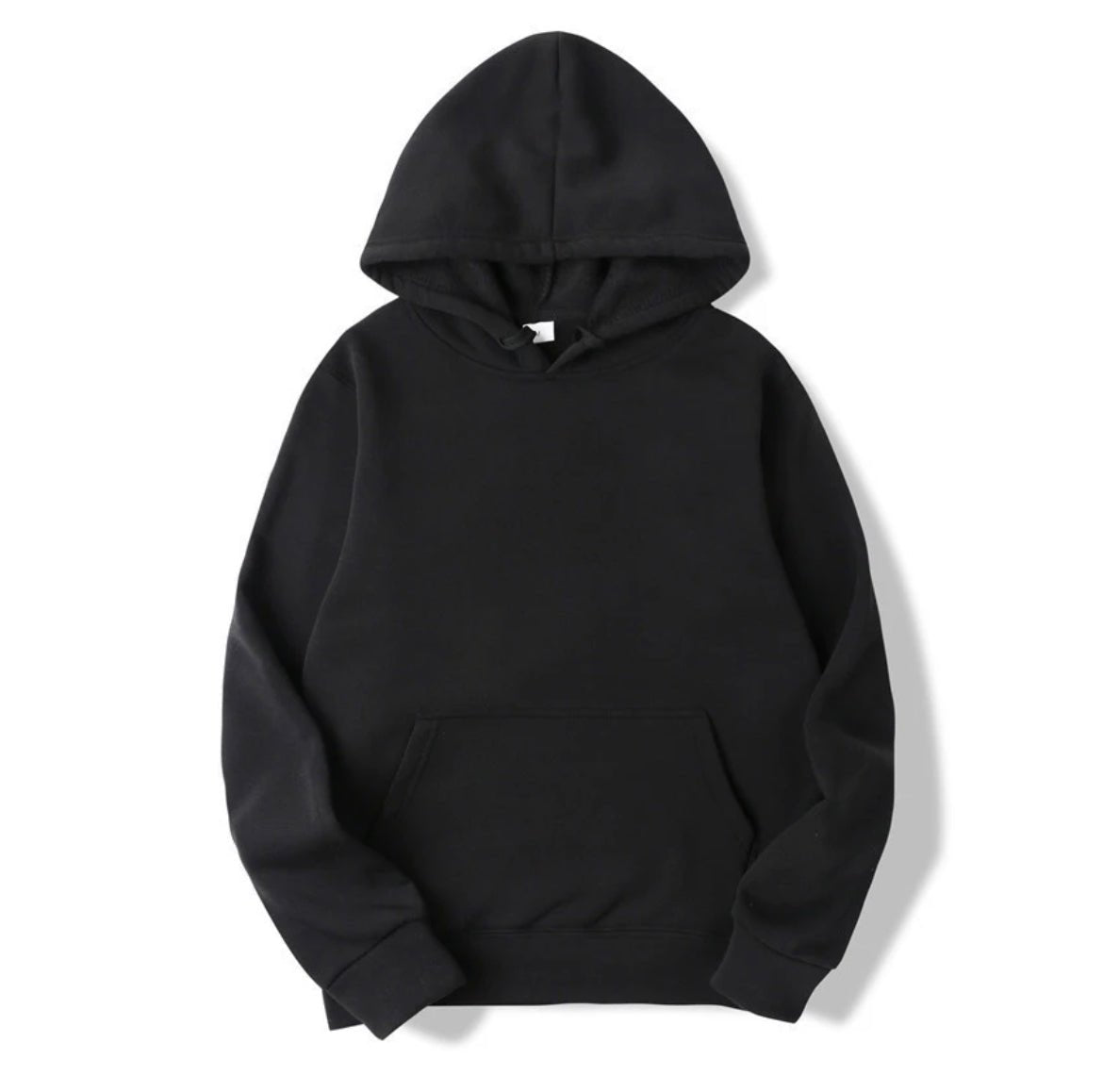 ingrosso felpa nera personalizzabile
