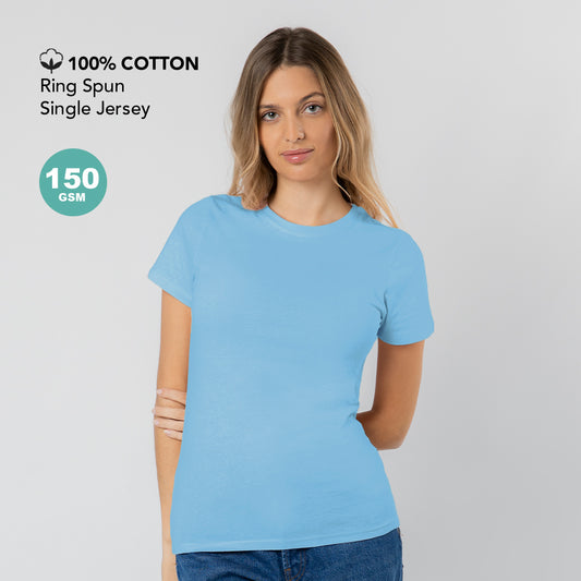 T shirt donna 150 grammi 100 Pezzi (2,90 al pezzo)