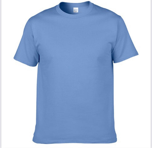 T shirt ingrosso blu basic