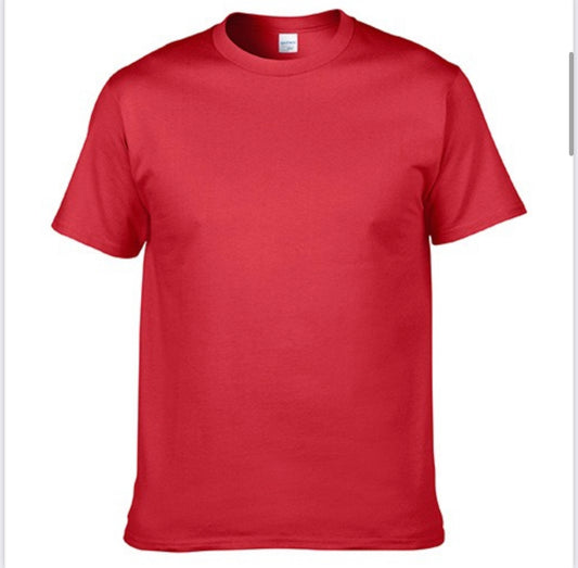 T Shirt ingrosso rossa basic