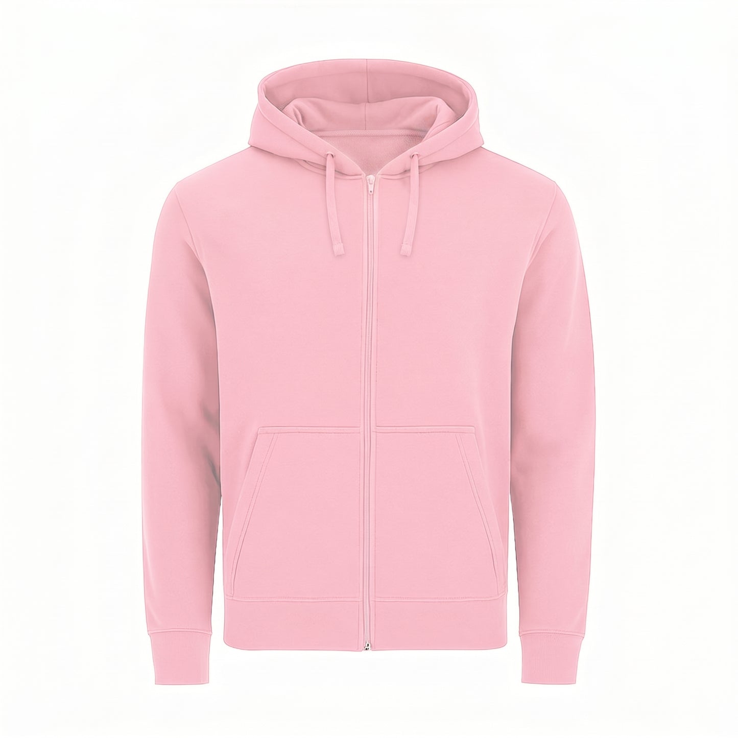 Felpa Zip Ingrosso rosa