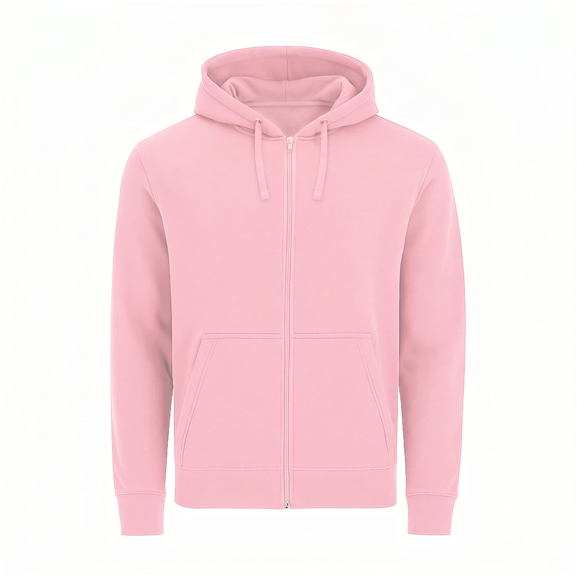 Felpa Zip Ingrosso rosa