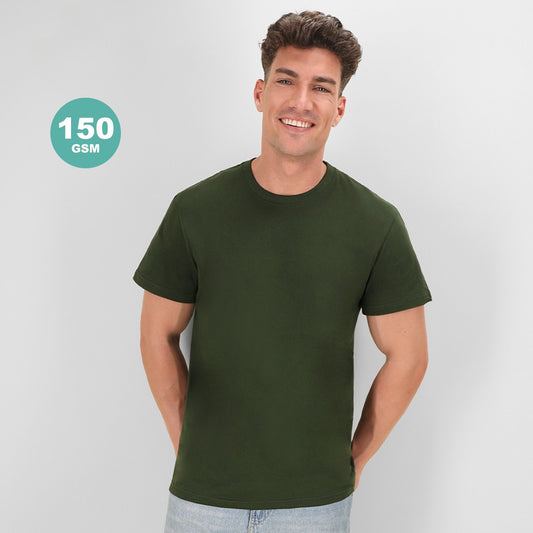 T-shirt all’ingrosso pronta per la stampa, modello unisex in cotone morbido e resistente.