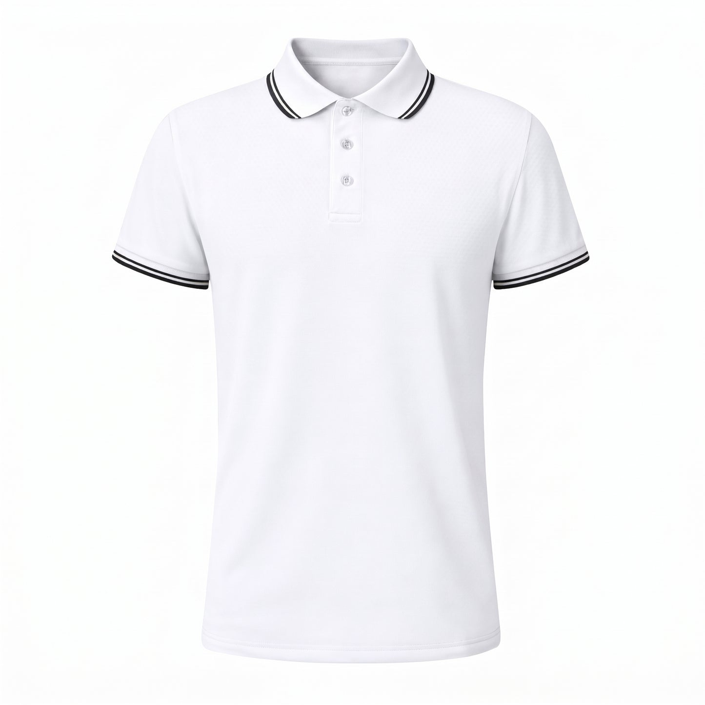 Polo Sportiva Premium Ingrosso bianca