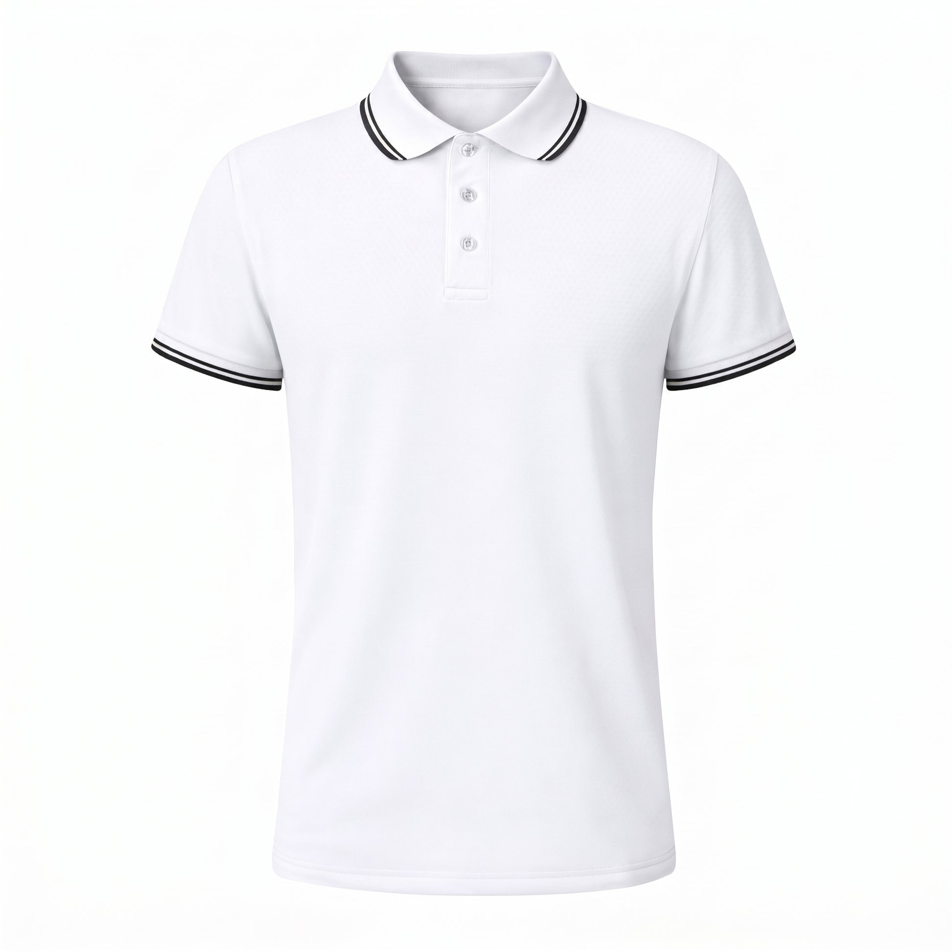 Polo Sportiva Premium Ingrosso bianca