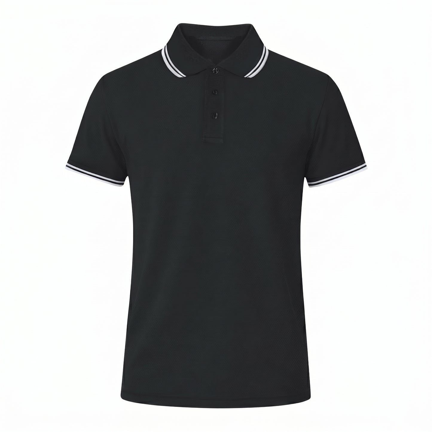 Polo Sportiva Premium Ingrosso nera