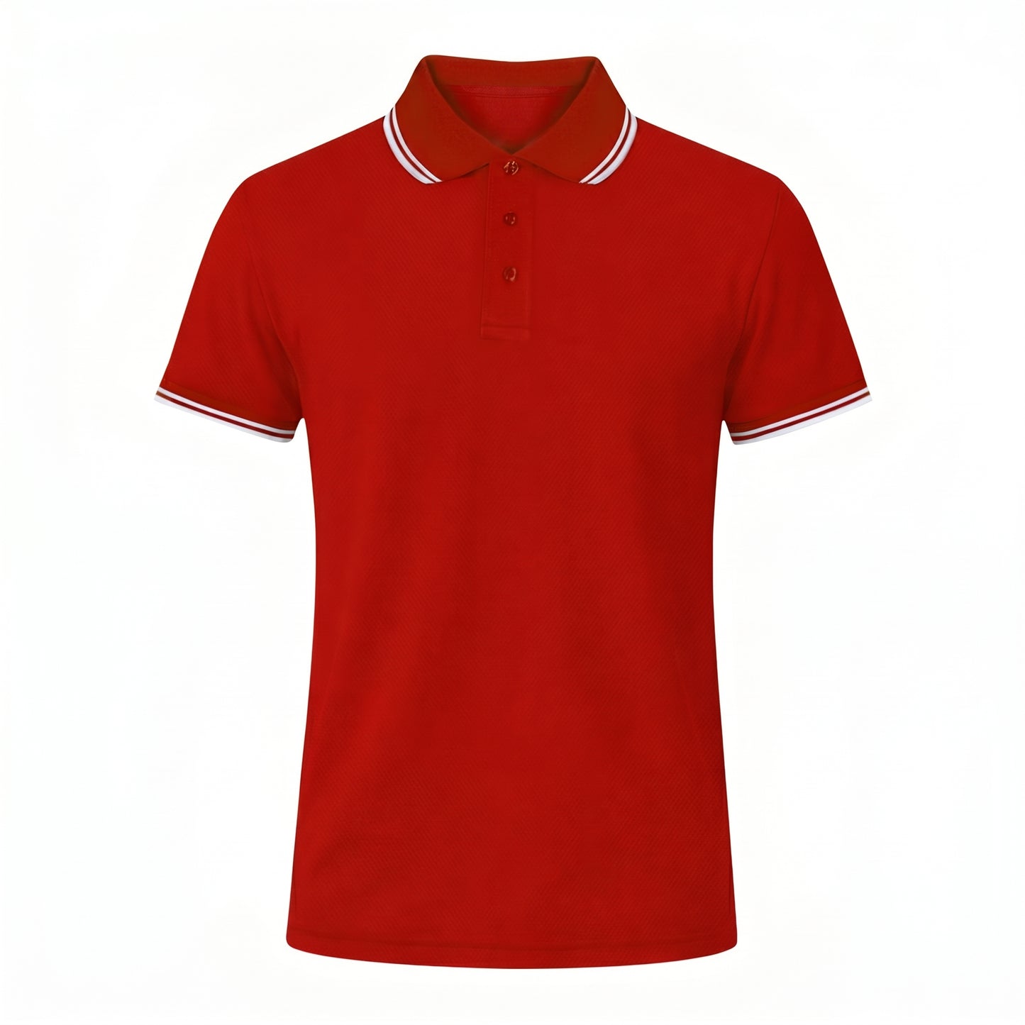 Polo Sportiva Premium Ingrosso rossa
