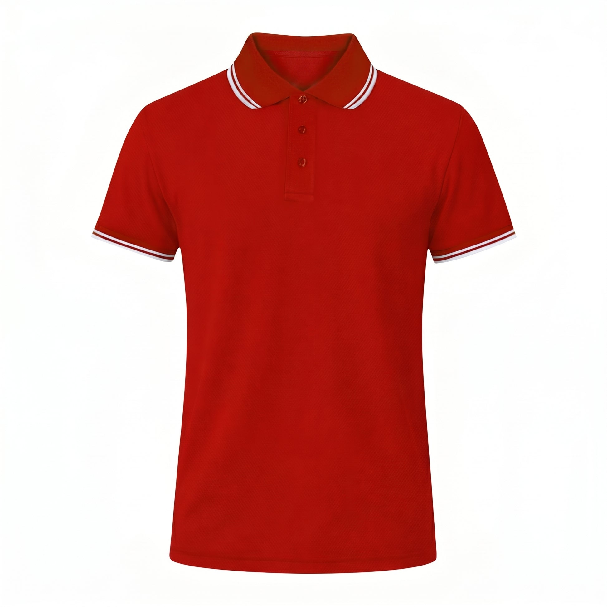 Polo Sportiva Premium Ingrosso rossa