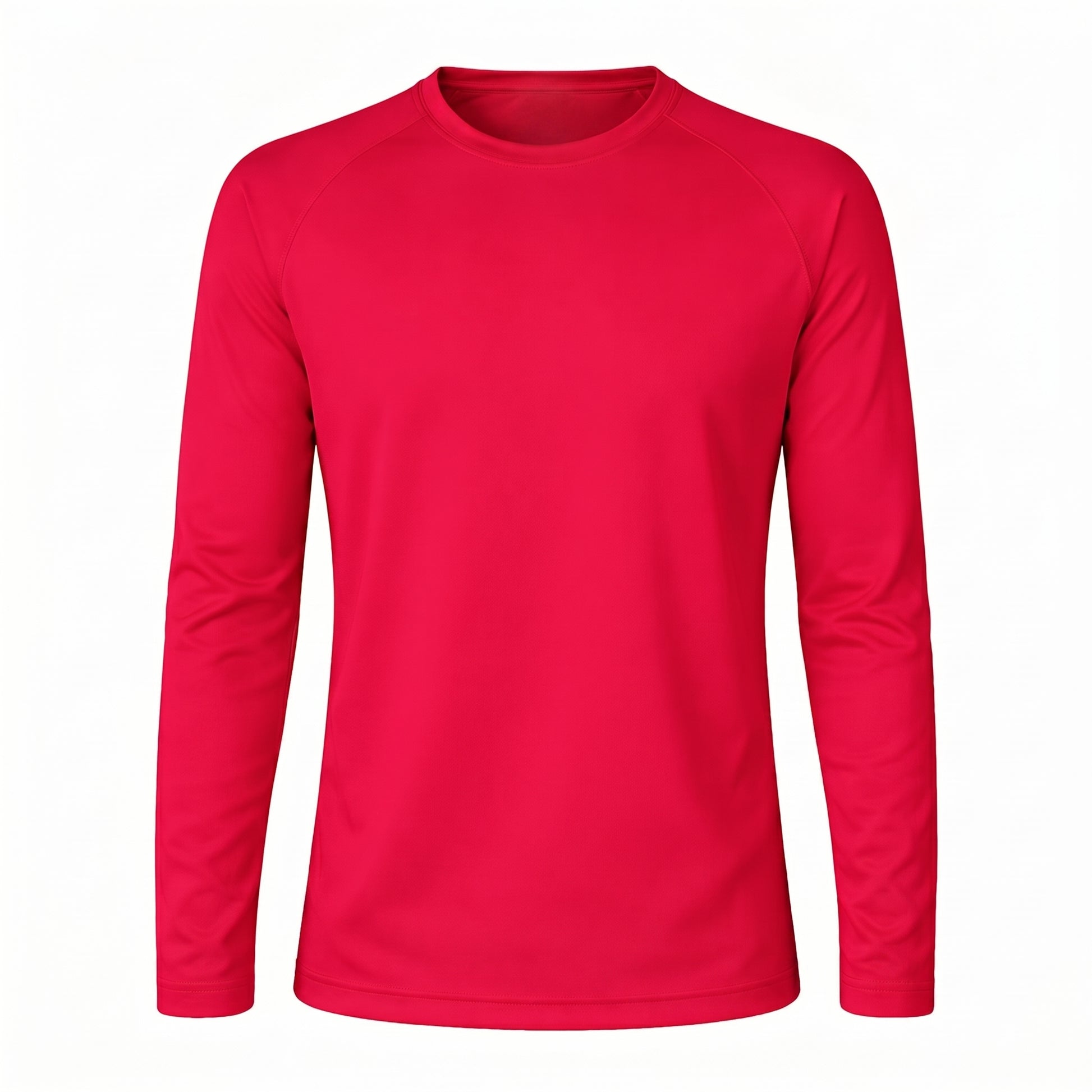 T shirt Sportiva Maniche Lunghe ingrosso colore rosso