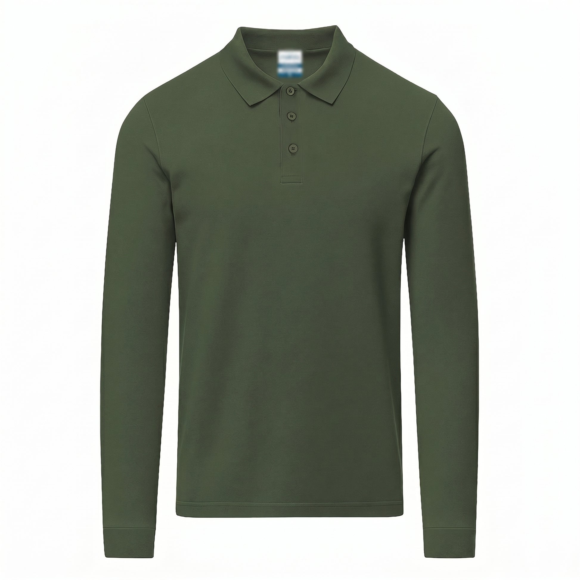 polo maniche lunghe personalizzata verde