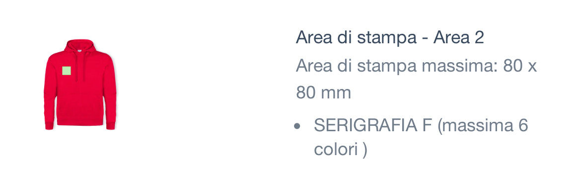 stampa felpa personalizzata