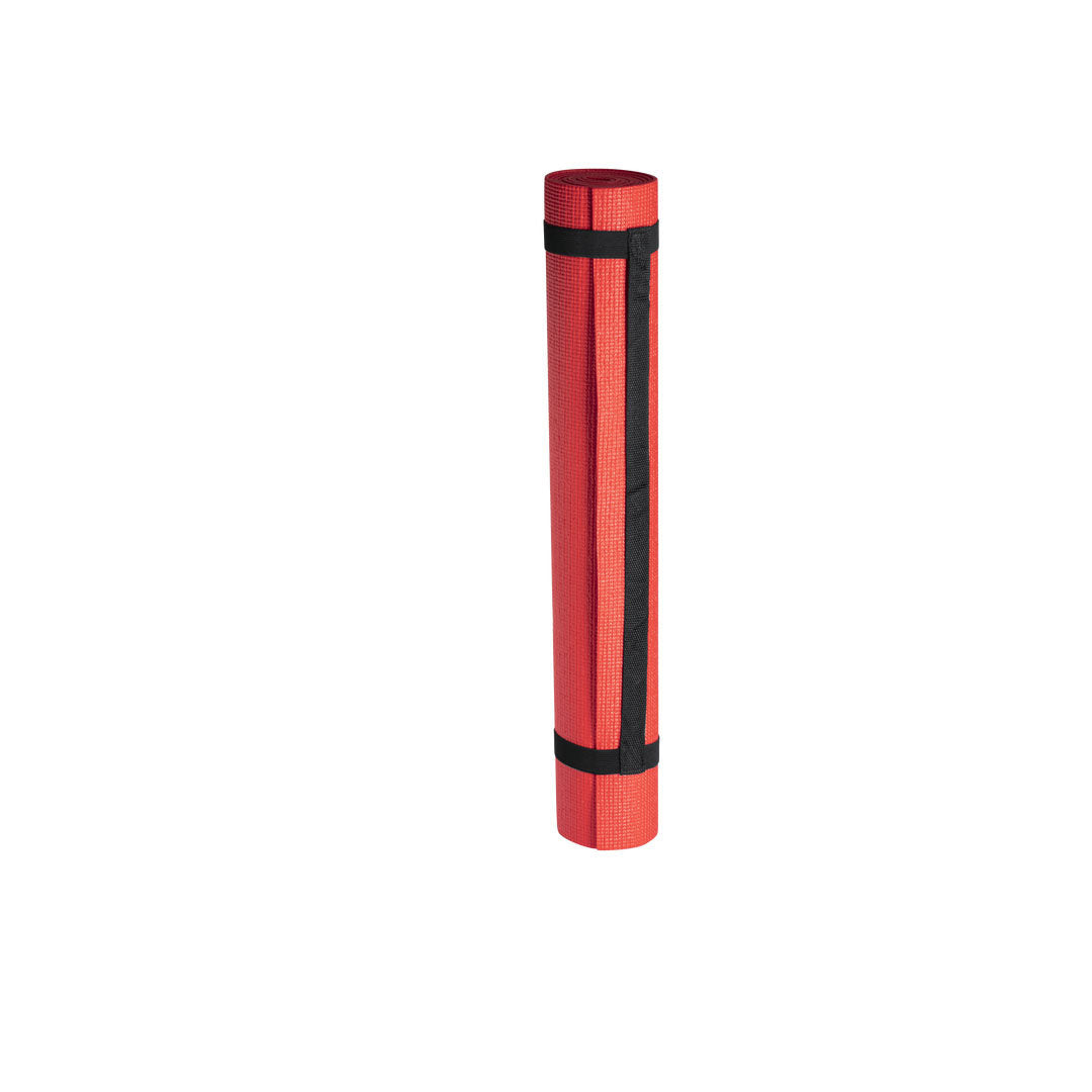 tappetino yoga rosso personalizzato per palestre, disponibile in stock Airsog